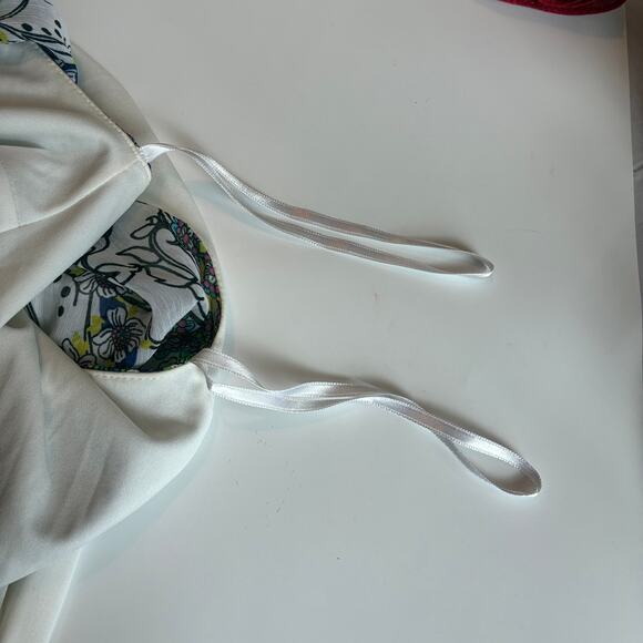 Sao Paulo Dress 4‎ paisley floral lined Boho Mod Look Softgirl Fairy Resort - Picture 9 of 9